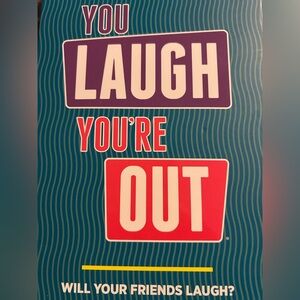 You Laugh You're Out Game - Purple and Red